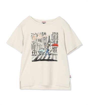 Petit Honfleur 【冷感】プリントTシャツ風景_subthumb_26