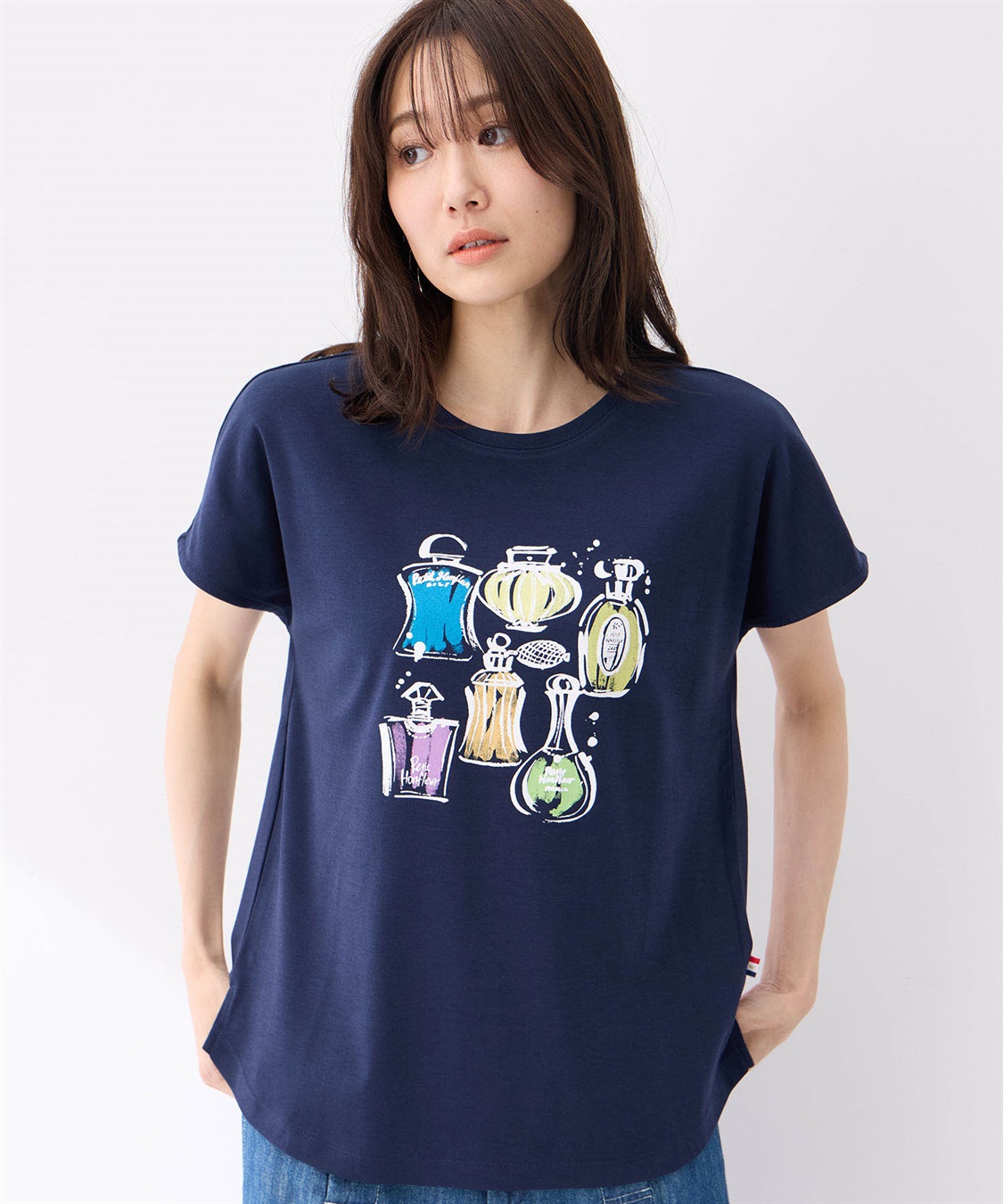 Petit Honfleur 【冷感】プリントTシャツ香水ボトル_sub_7
