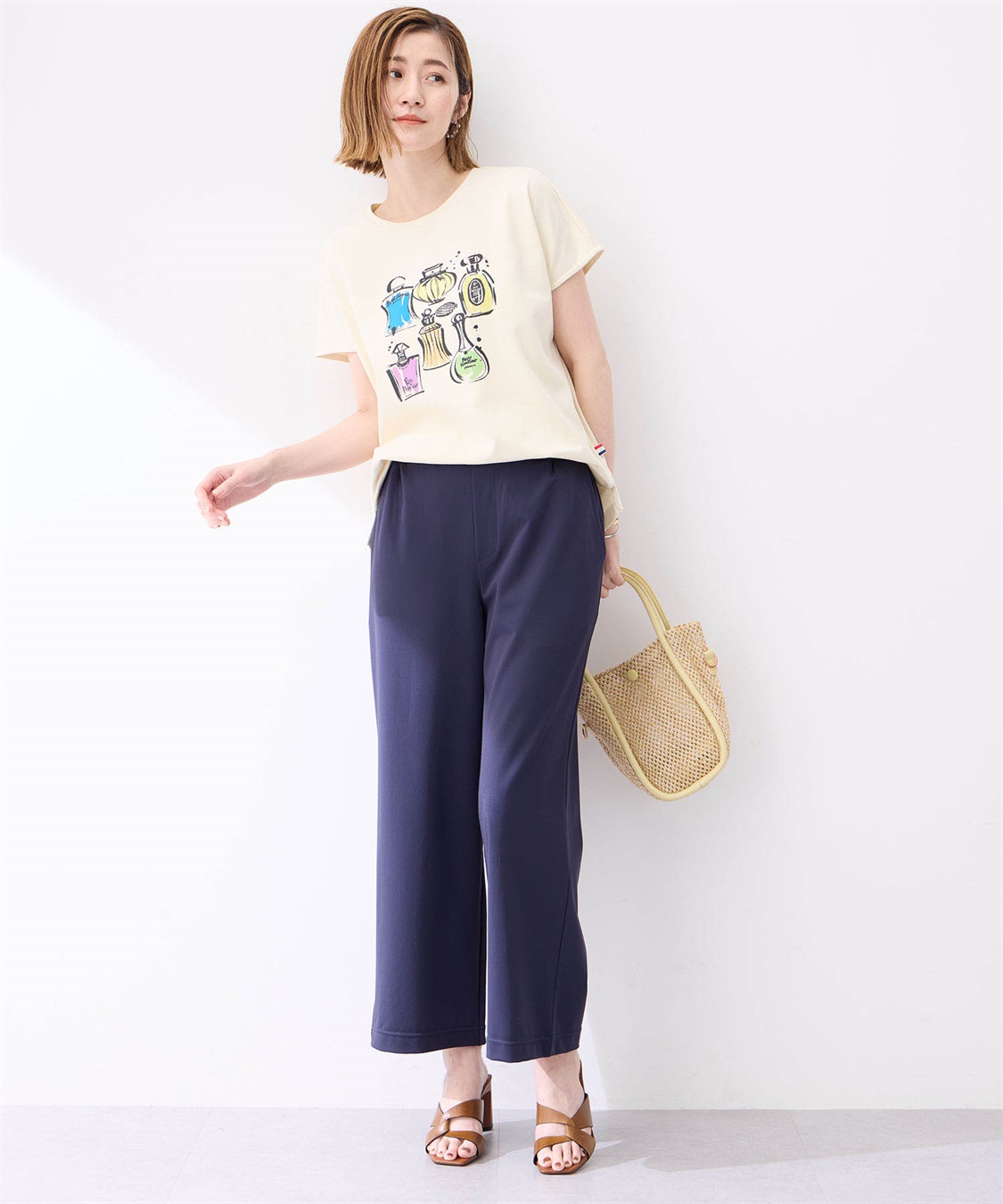 Petit Honfleur 【冷感】プリントTシャツ香水ボトル_sub_10