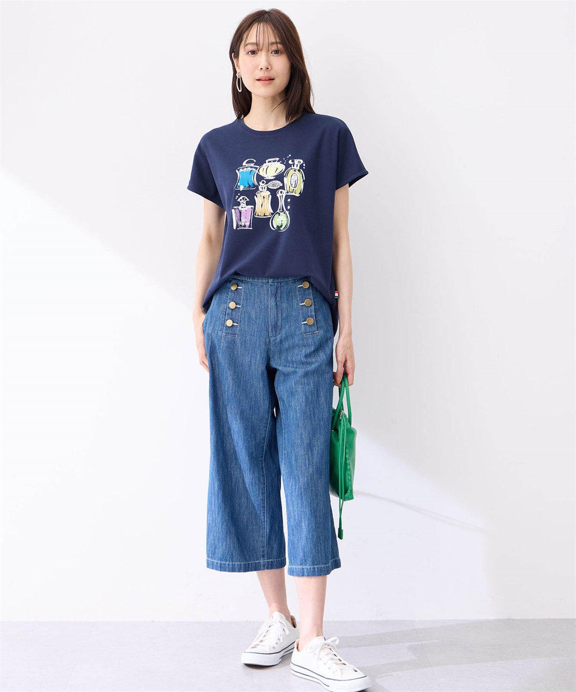 Petit Honfleur 【冷感】プリントTシャツ香水ボトル_sub_11