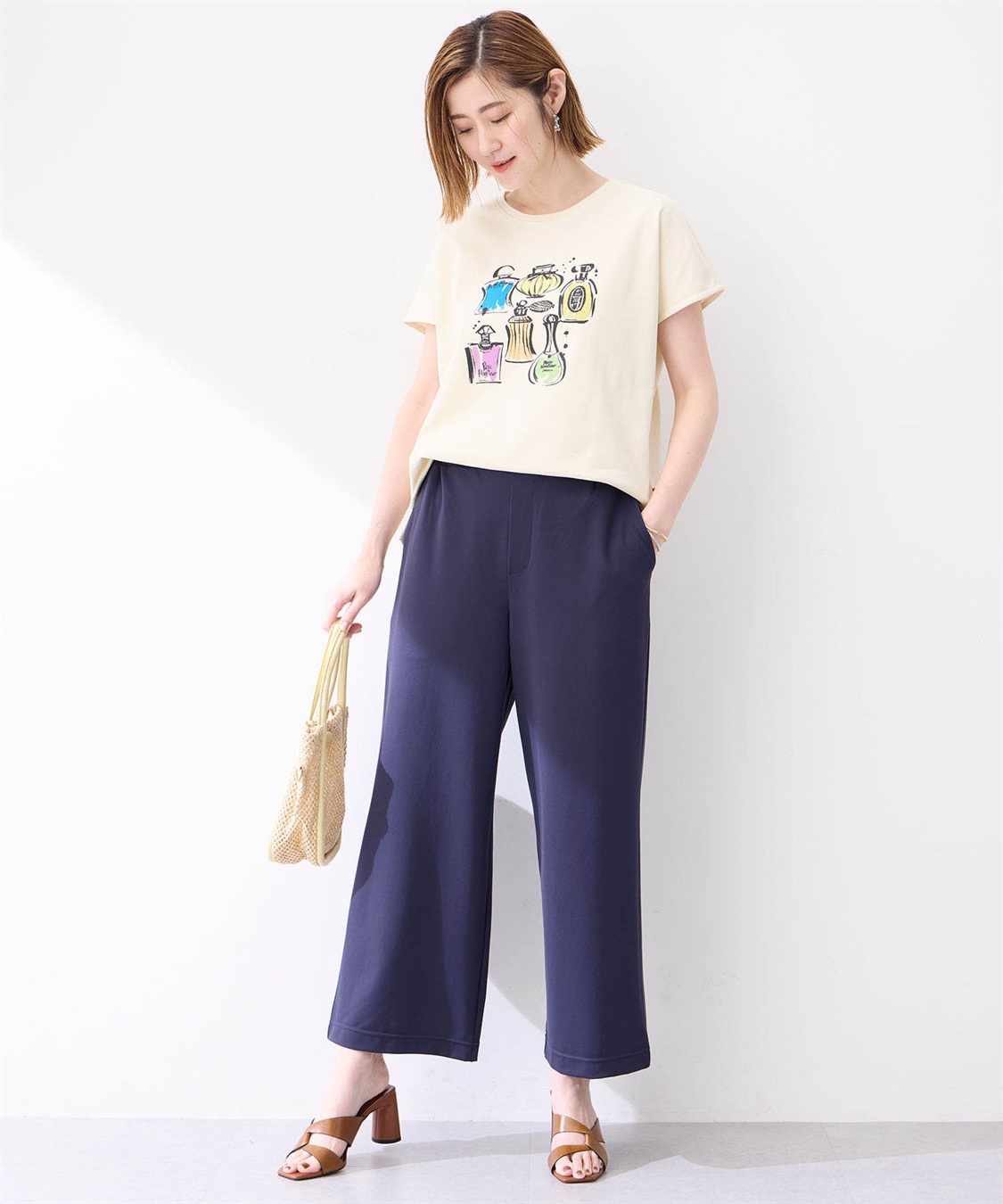 Petit Honfleur 【冷感】プリントTシャツ香水ボトル_sub_12