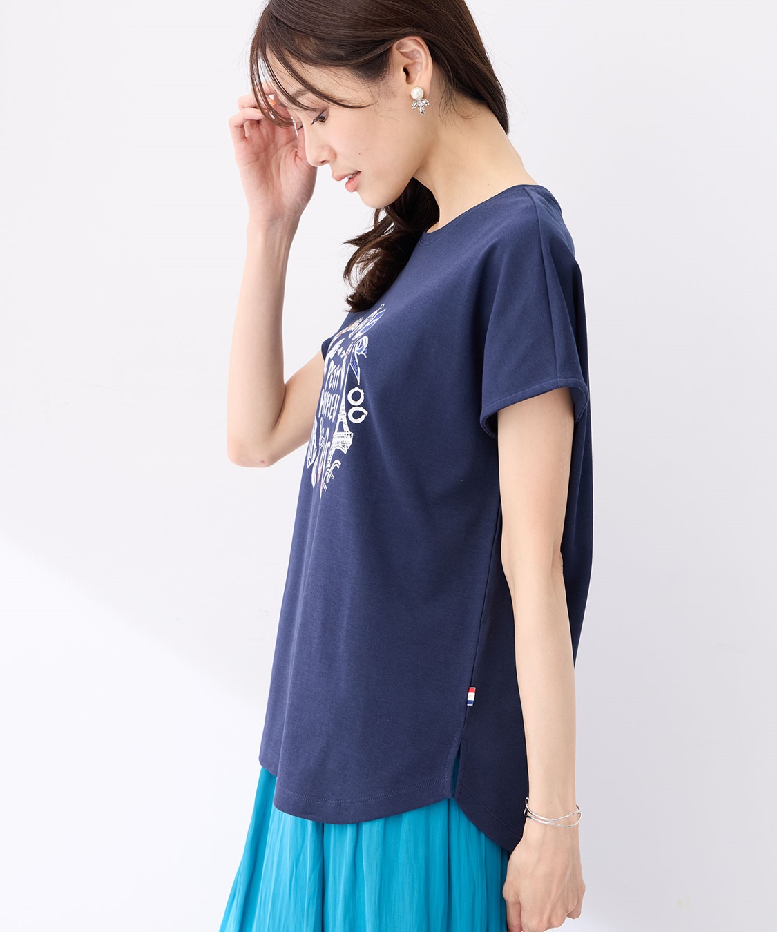 Petit Honfleur 【冷感】プリントTシャツパリ_sub_2