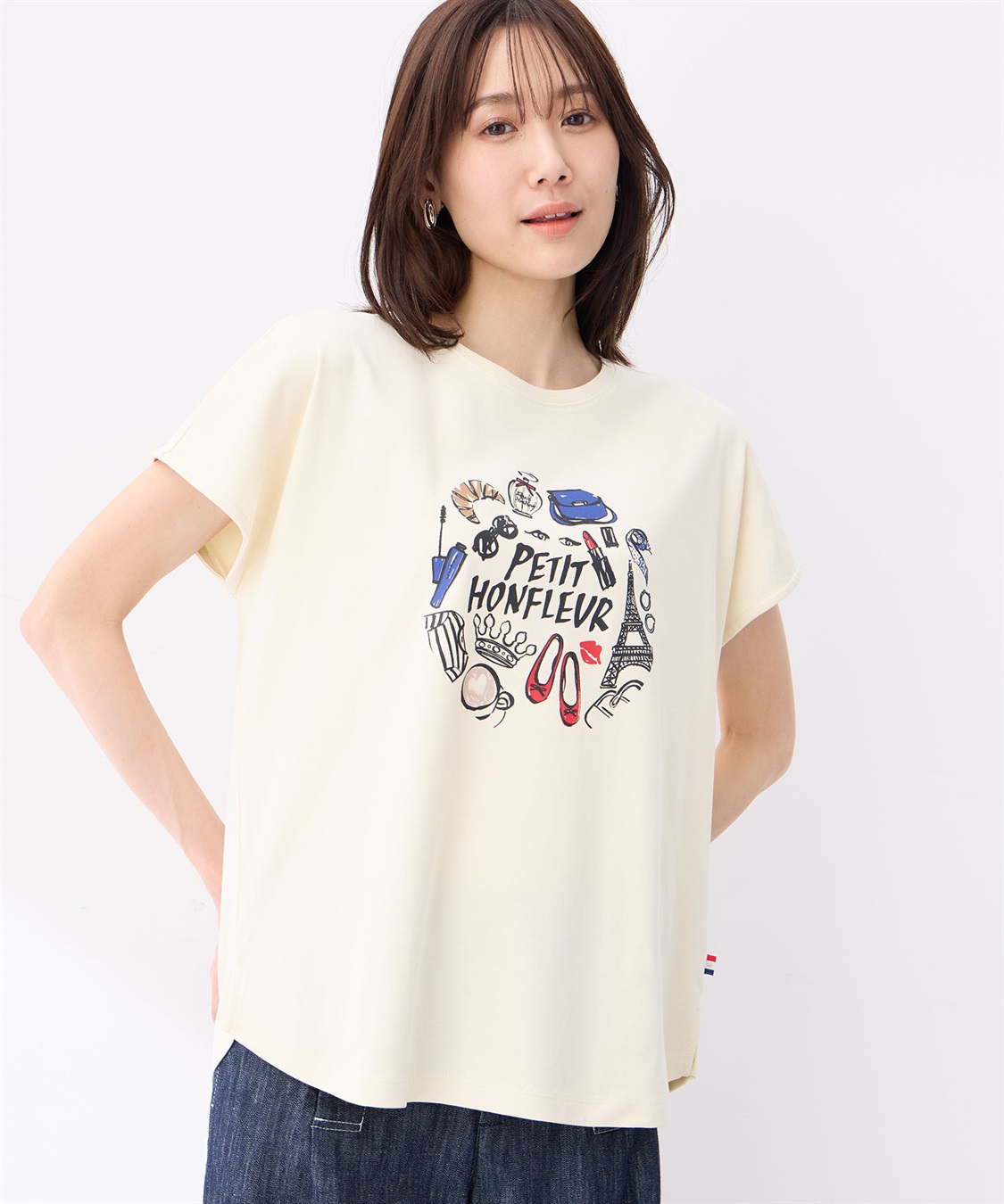 Petit Honfleur 【冷感】プリントTシャツパリ_sub_10
