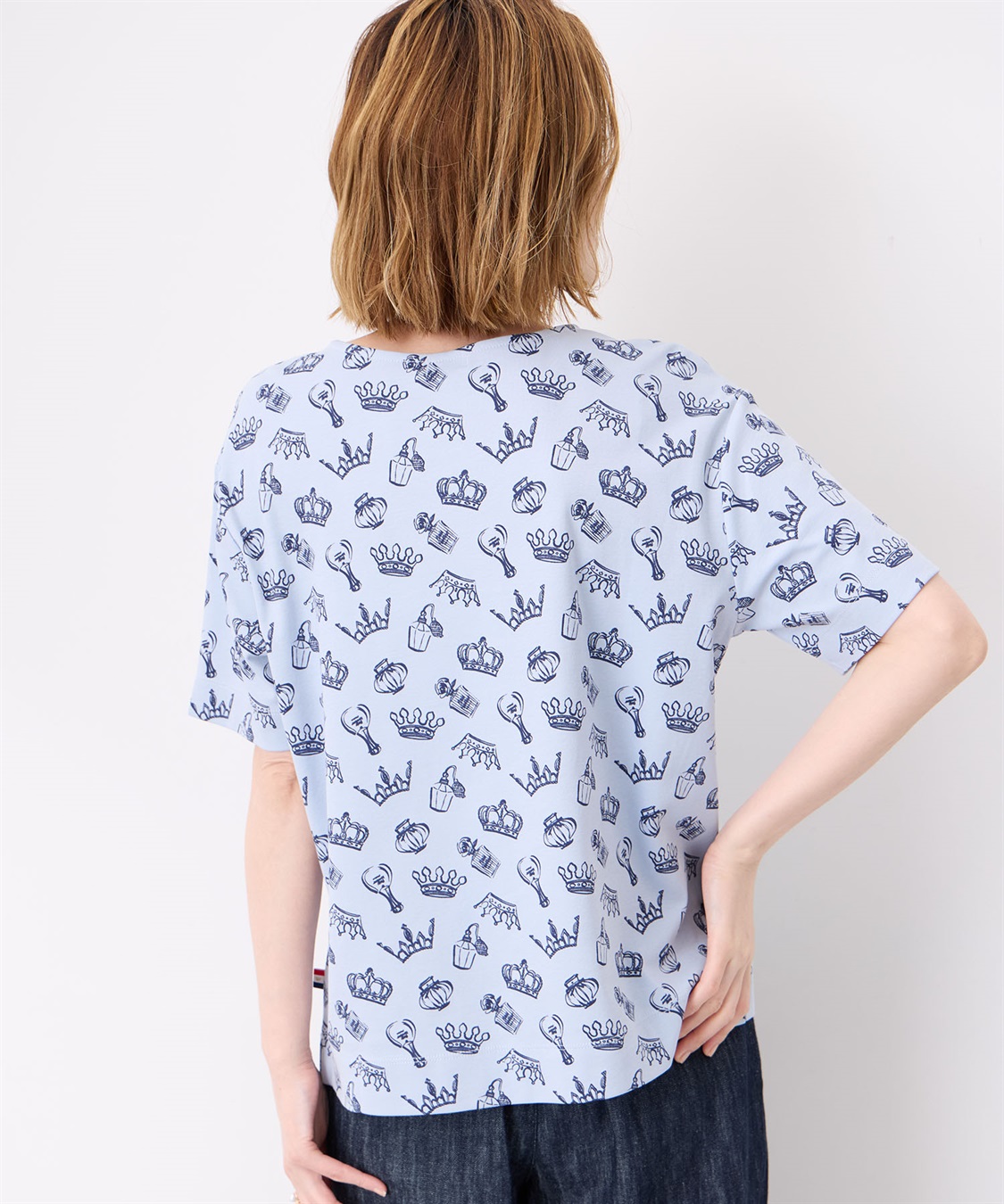 Petit Honfleur 【冷感】プリントTシャツ全面ロゴ_sub_2