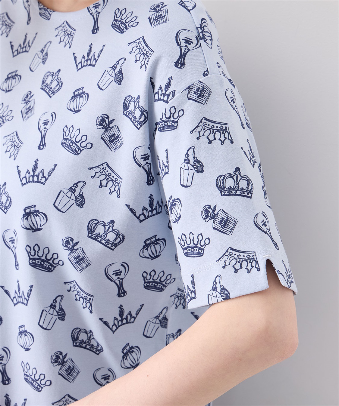 Petit Honfleur 【冷感】プリントTシャツ全面ロゴ_sub_3