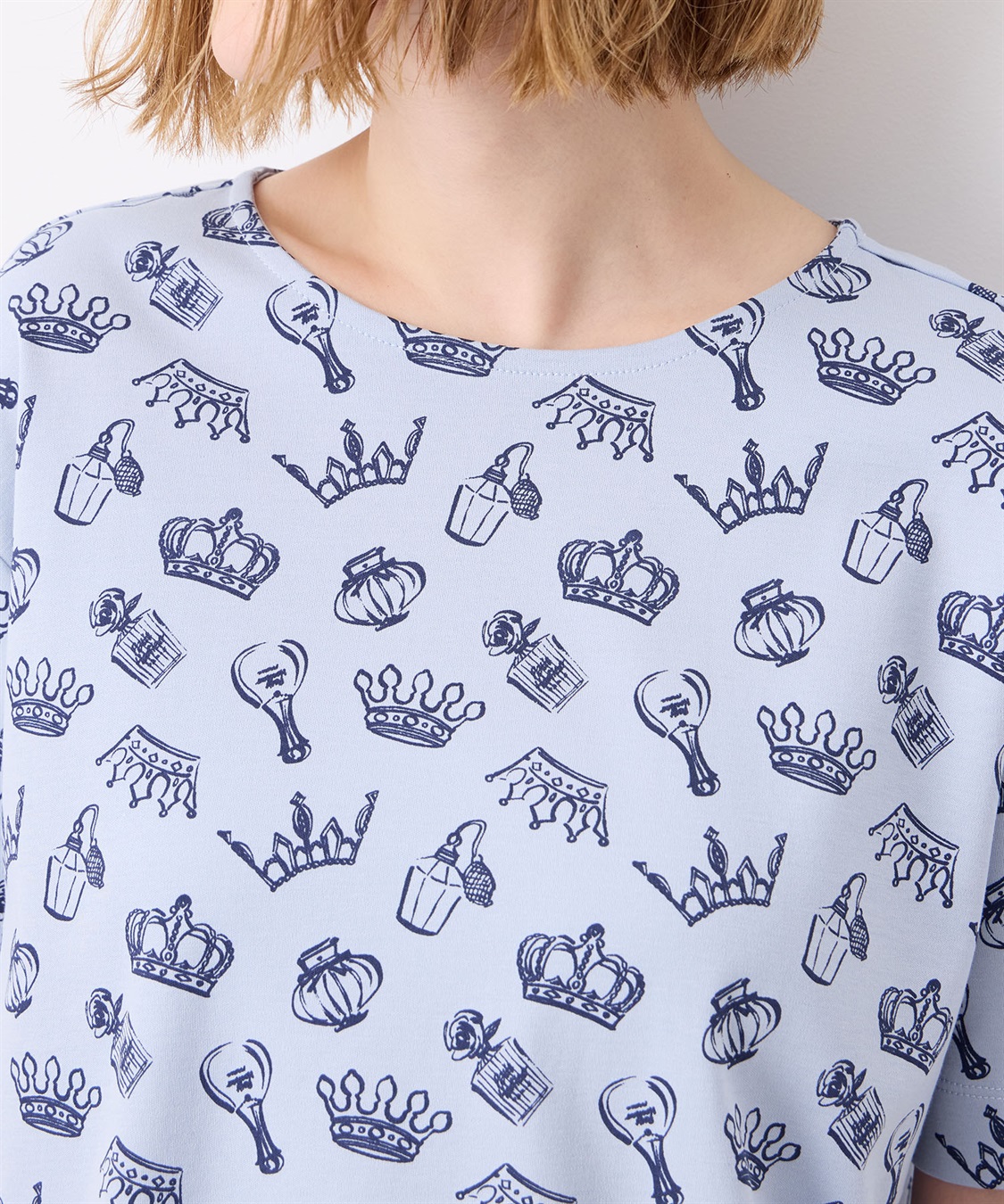 Petit Honfleur 【冷感】プリントTシャツ全面ロゴ_sub_4