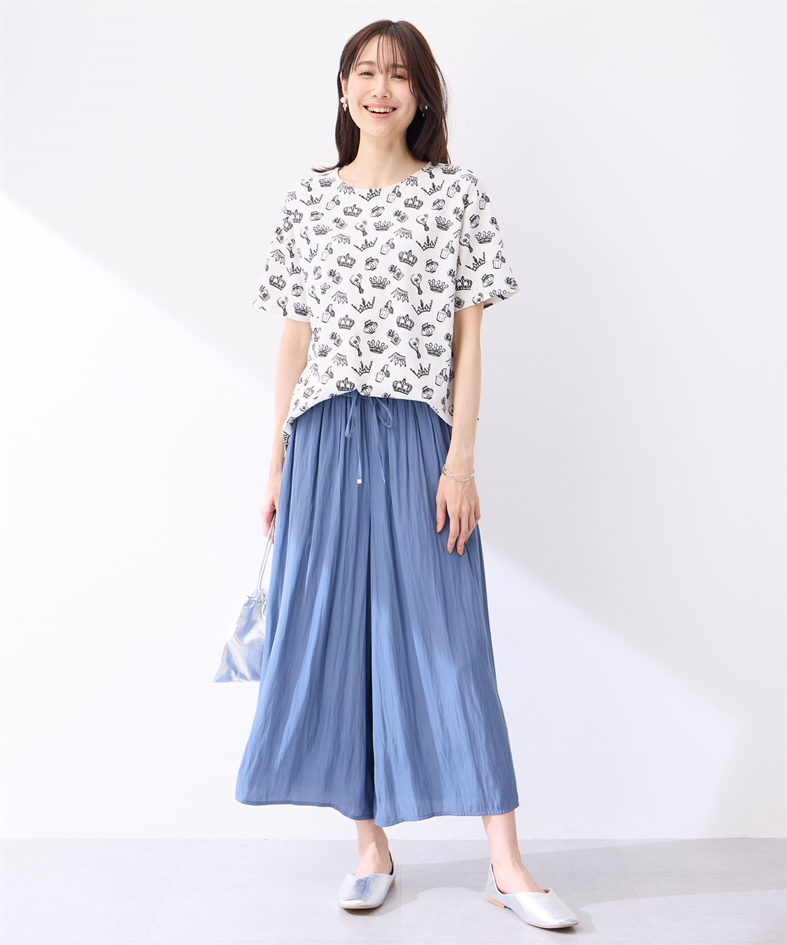 Petit Honfleur 【冷感】プリントTシャツ全面ロゴ_sub_11