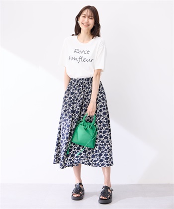 Petit Honfleur 【冷感】【UVカット】チェーンステッチロゴTシャツ_subthumb_10