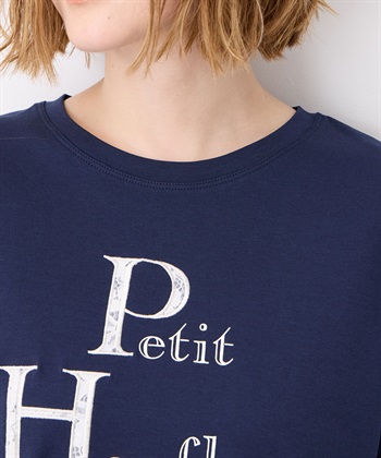 Petit Honfleur 【冷感】【UVカット】レースアップリケTシャツ_subthumb_4