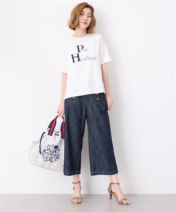 Petit Honfleur 【冷感】【UVカット】レースアップリケTシャツ_subthumb_11