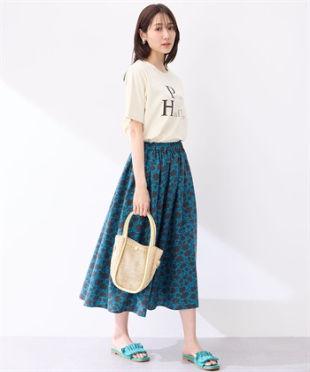 Petit Honfleur 【冷感】【UVカット】レースアップリケTシャツ_subthumb_14