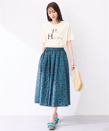 Petit Honfleur 【冷感】【UVカット】レースアップリケTシャツ_subthumb_15