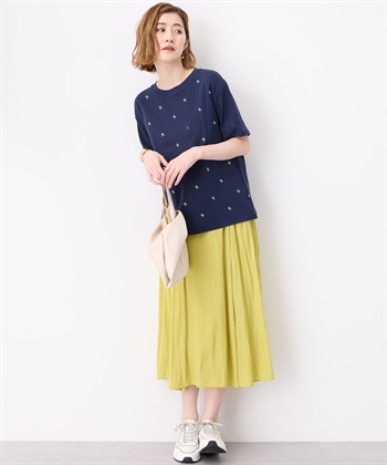 Petit Honfleur 【冷感】【UVカット】リボン刺繍Tシャツ_subthumb_7