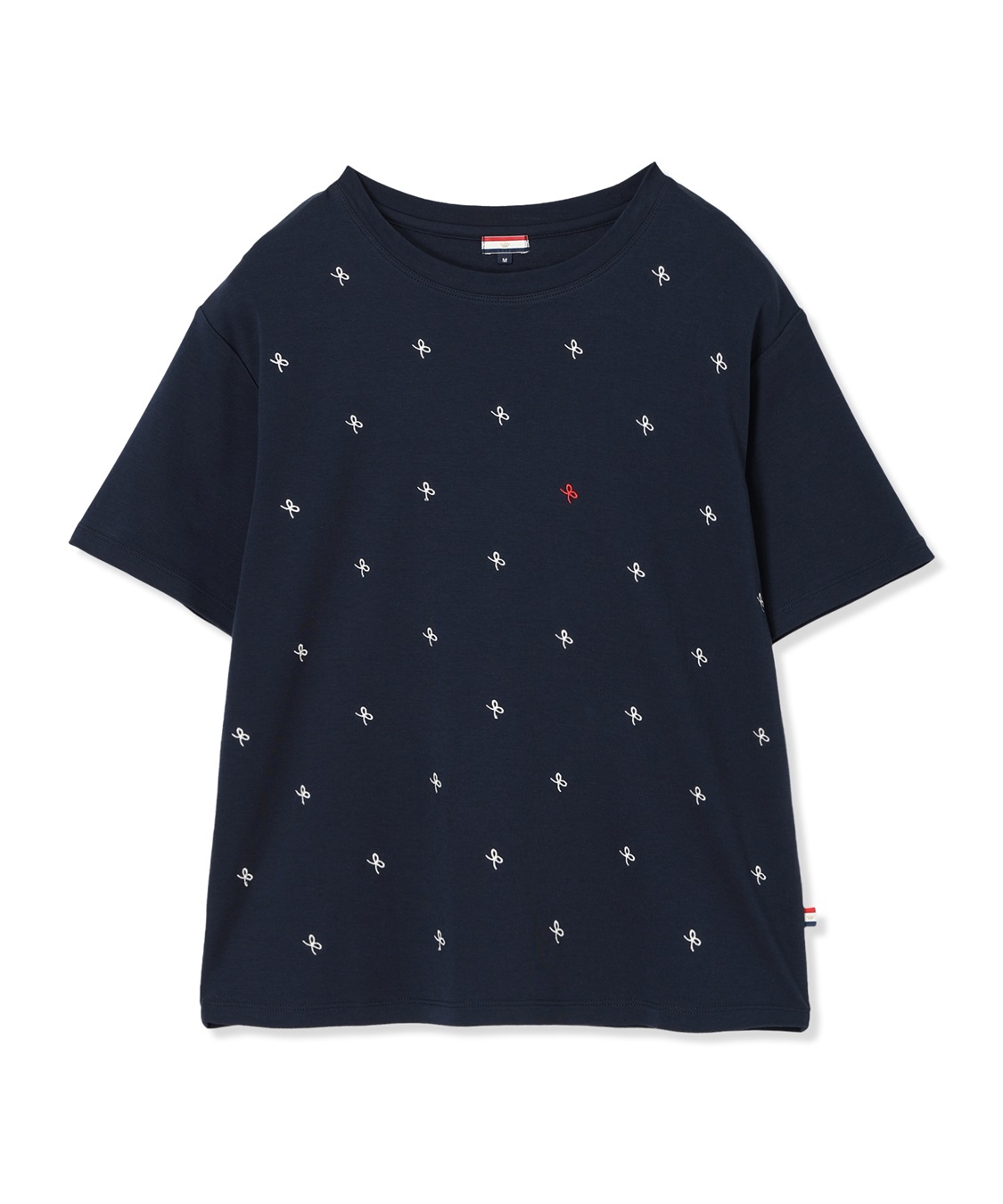 Petit Honfleur 【冷感】【UVカット】リボン刺繍Tシャツ_sub_9