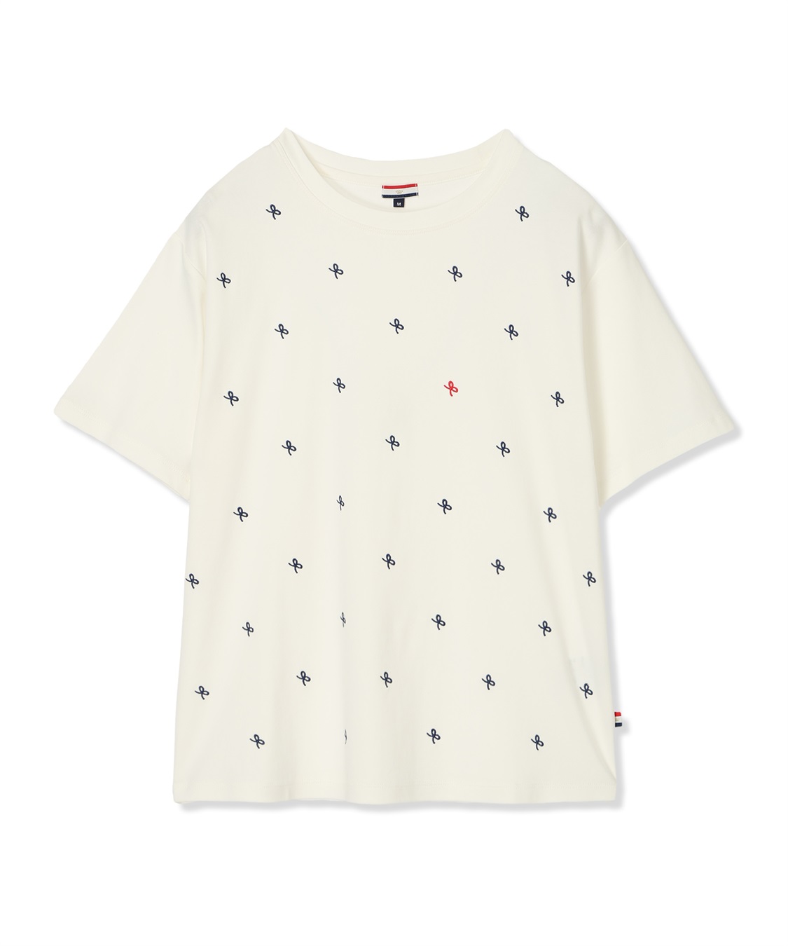 Petit Honfleur 【冷感】【UVカット】リボン刺繍Tシャツ_sub_10