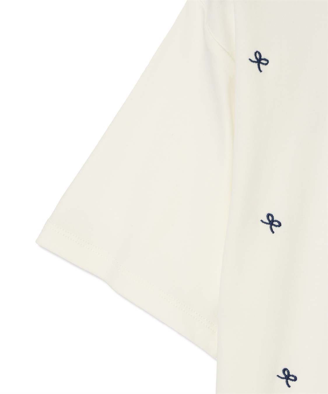 Petit Honfleur 【冷感】【UVカット】リボン刺繍Tシャツ_sub_13