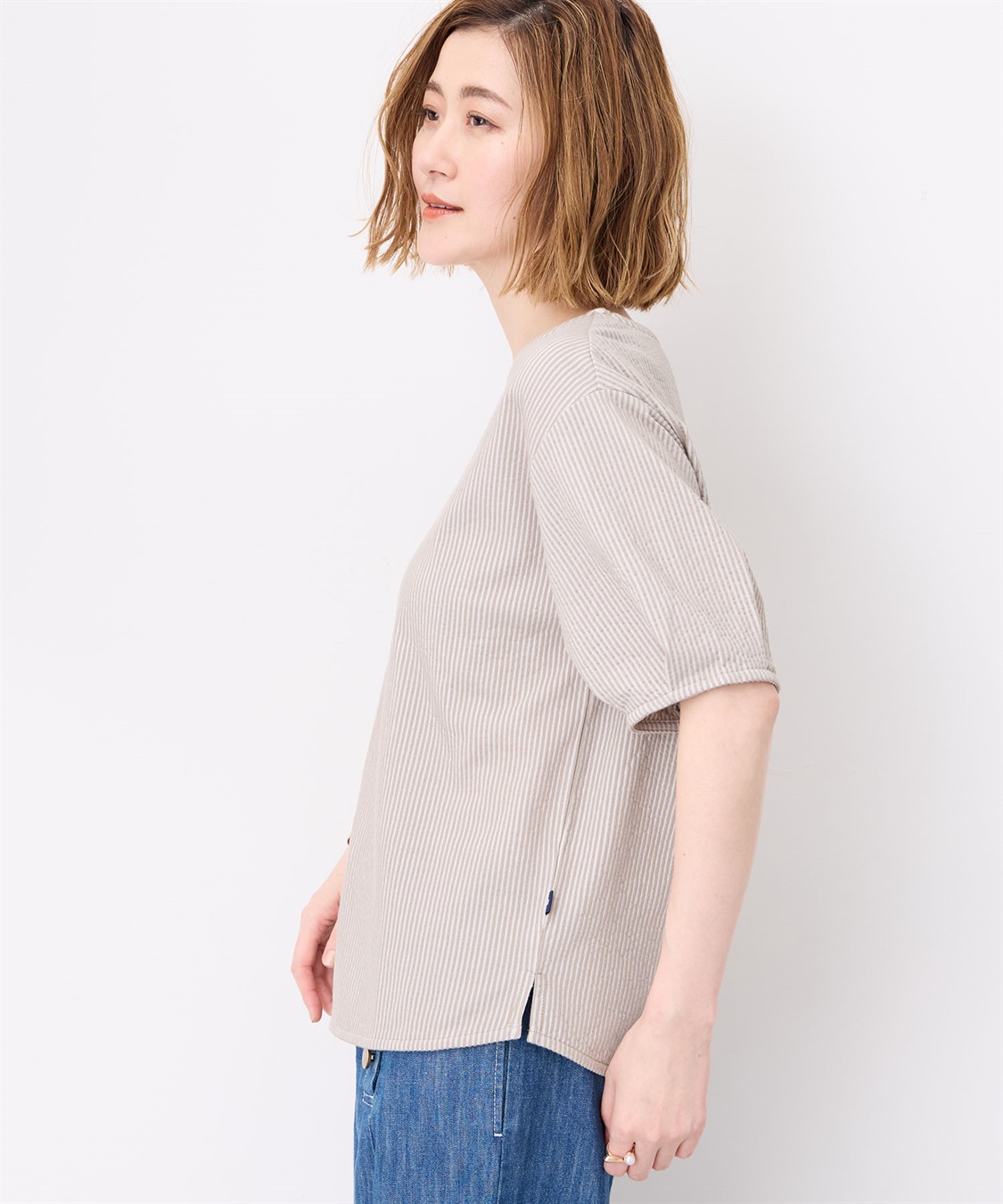 Petit Honfleur サッカーストライププルオーバー_sub_1