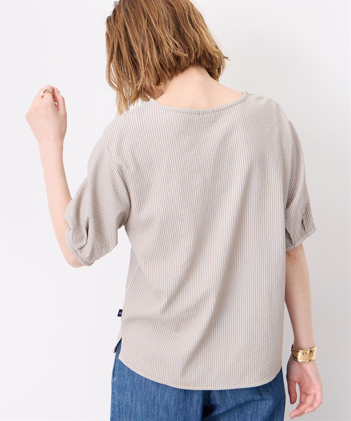 Petit Honfleur サッカーストライププルオーバー_sub_2