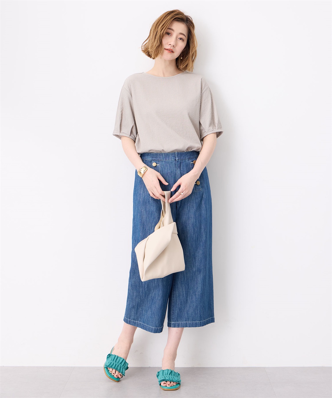 Petit Honfleur サッカーストライププルオーバー_sub_9