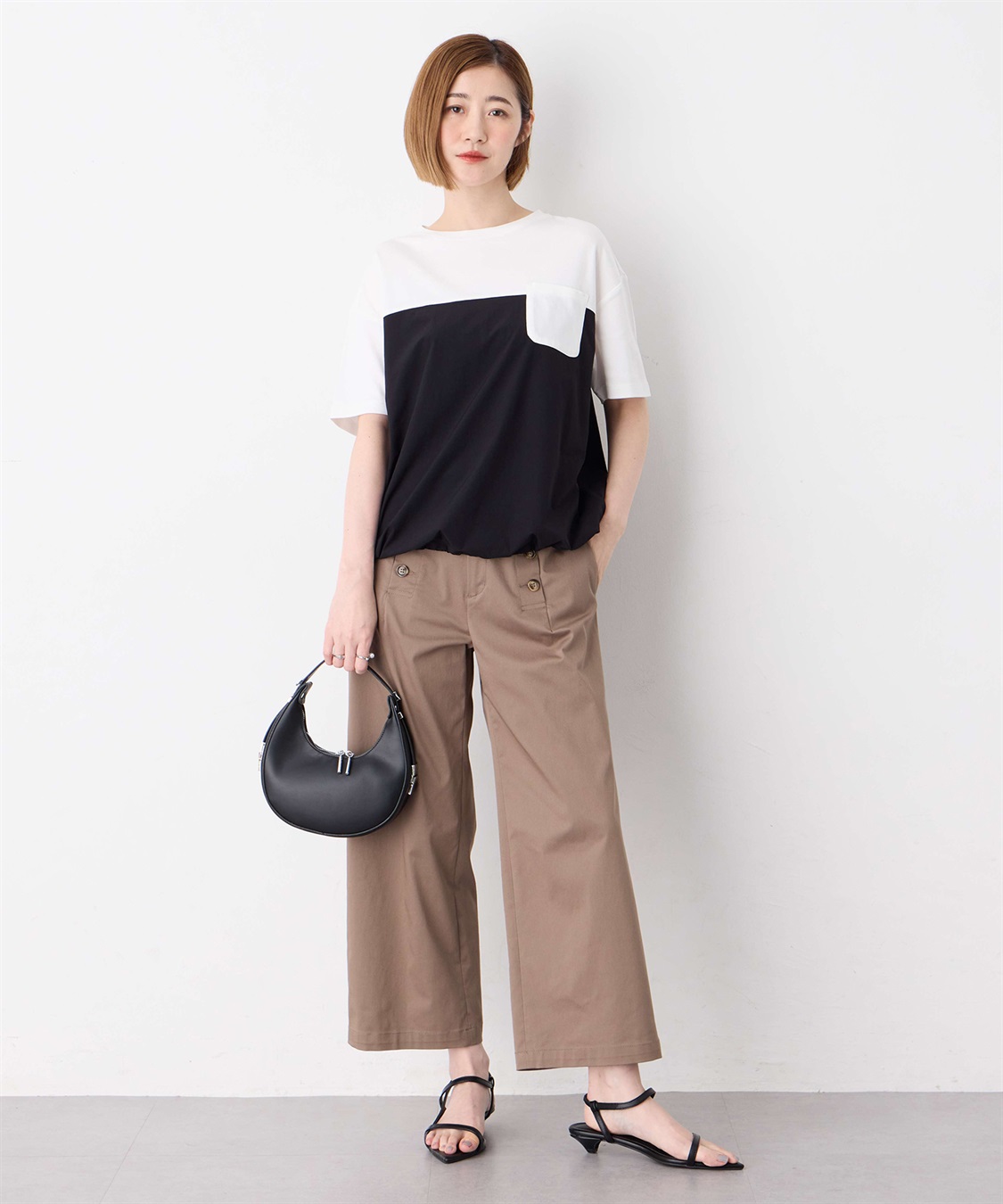 Petit Honfleur 【冷感】【UVカット】ドッキングポケットプルオーバー_sub_8