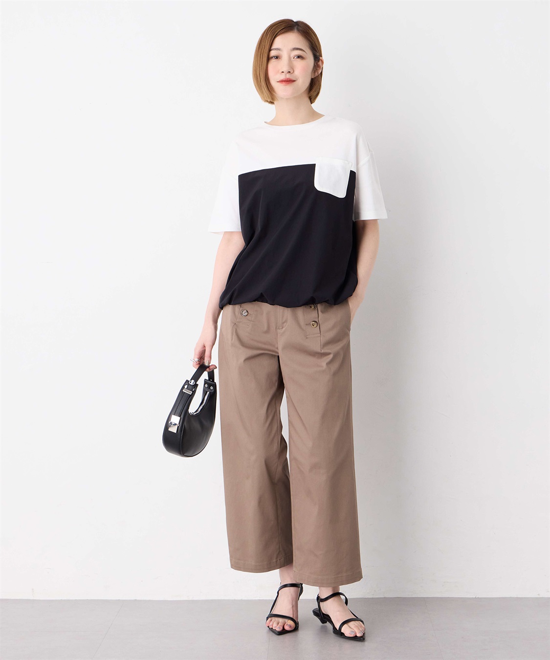 Petit Honfleur 【冷感】【UVカット】ドッキングポケットプルオーバー_sub_9