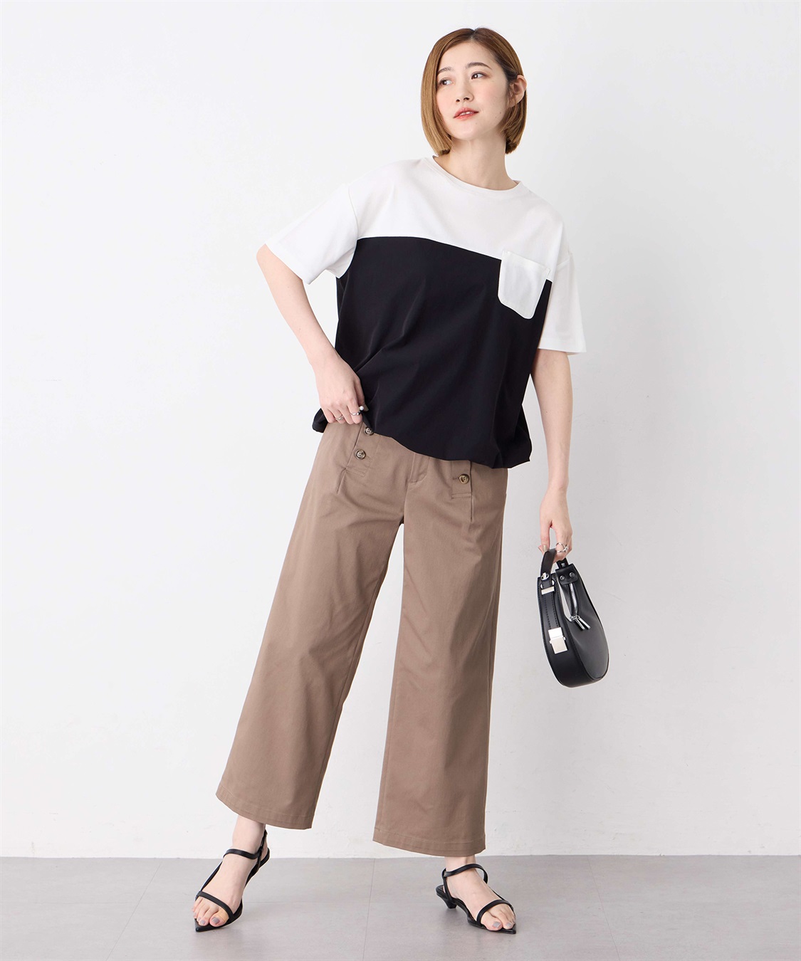 Petit Honfleur 【冷感】【UVカット】ドッキングポケットプルオーバー_sub_11