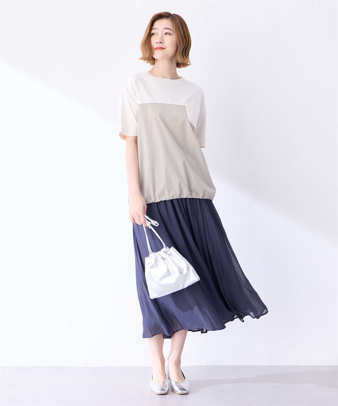 Petit Honfleur 【冷感】【UVカット】ドッキングポケットプルオーバー_sub_13