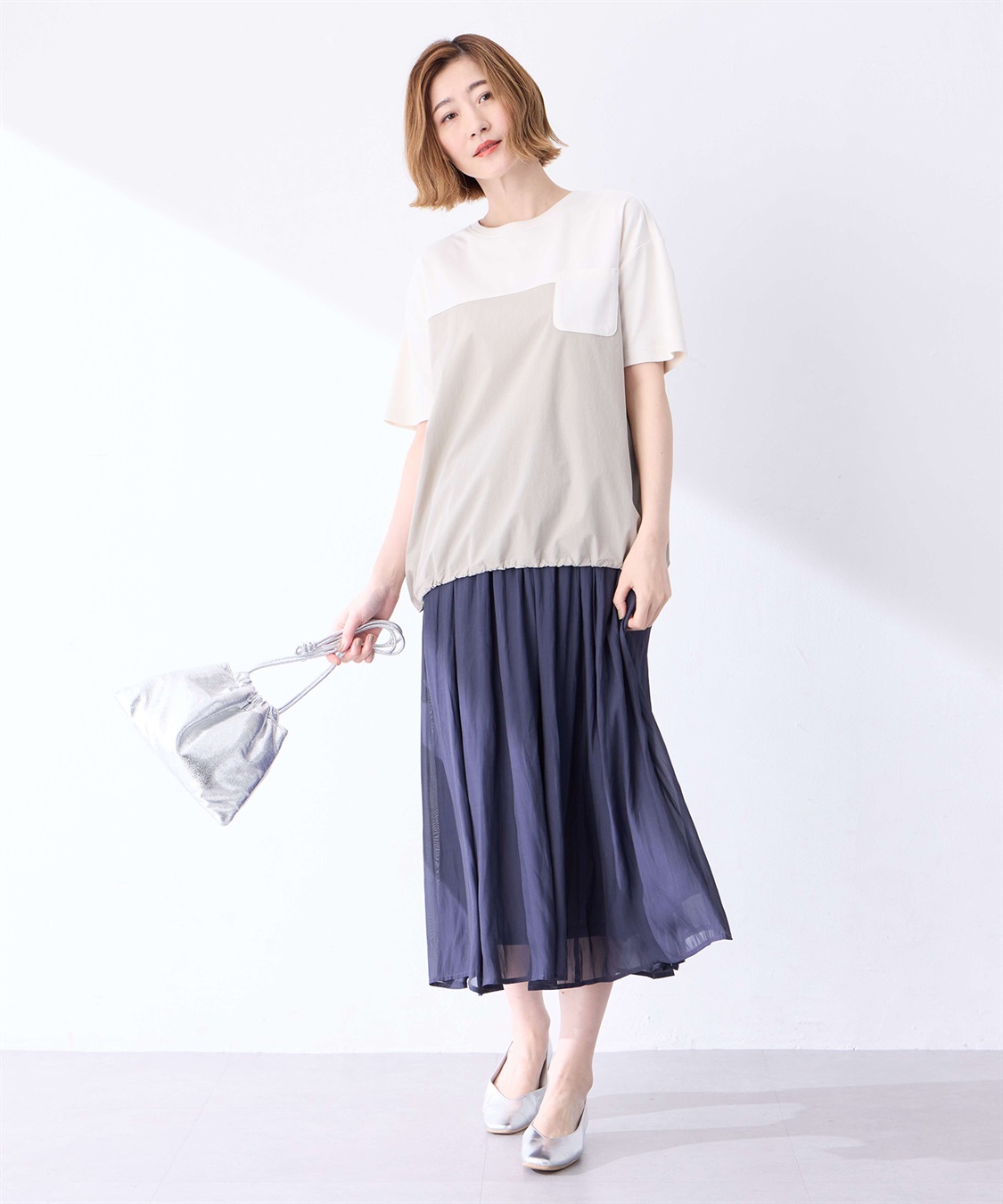 Petit Honfleur 【冷感】【UVカット】ドッキングポケットプルオーバー_sub_15