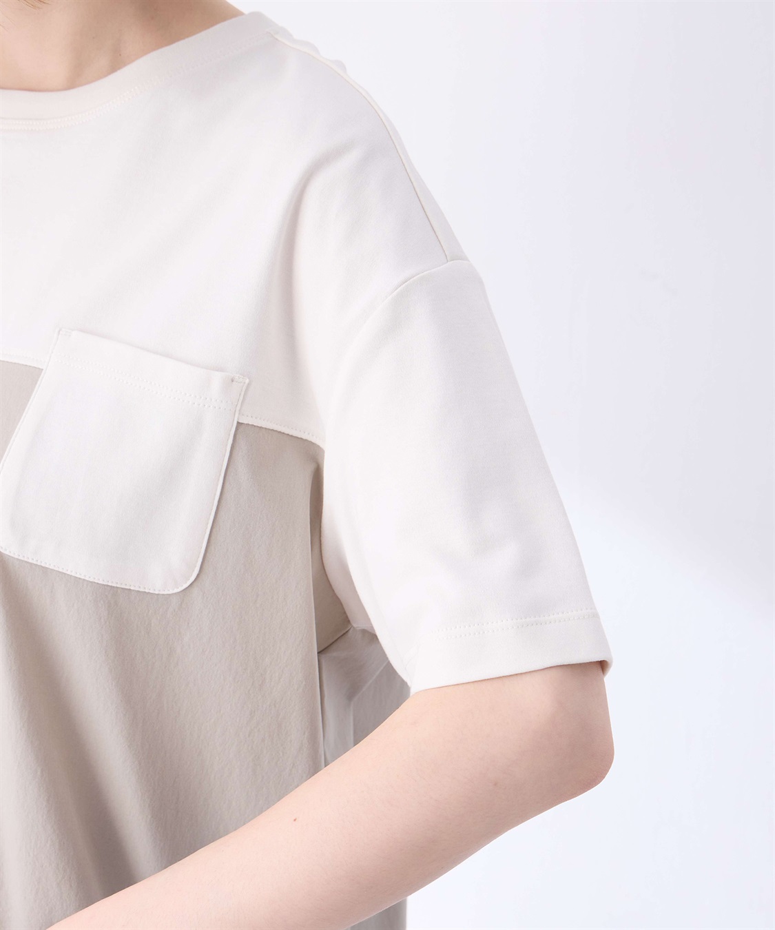 Petit Honfleur 【冷感】【UVカット】ドッキングポケットプルオーバー_sub_17