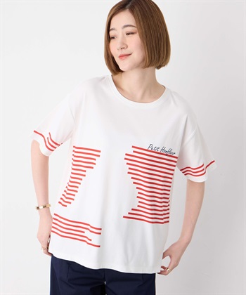 Petit Honfleur 【冷感】デザインボーダーＴシャツ_subthumb_7
