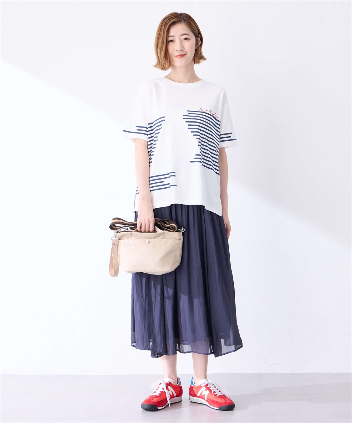 Petit Honfleur 【冷感】デザインボーダーＴシャツ_sub_11