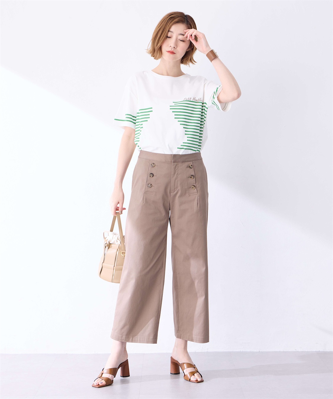 Petit Honfleur 【冷感】デザインボーダーＴシャツ_sub_14