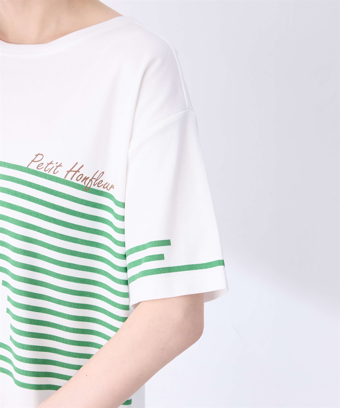 Petit Honfleur 【冷感】デザインボーダーＴシャツ_sub_16