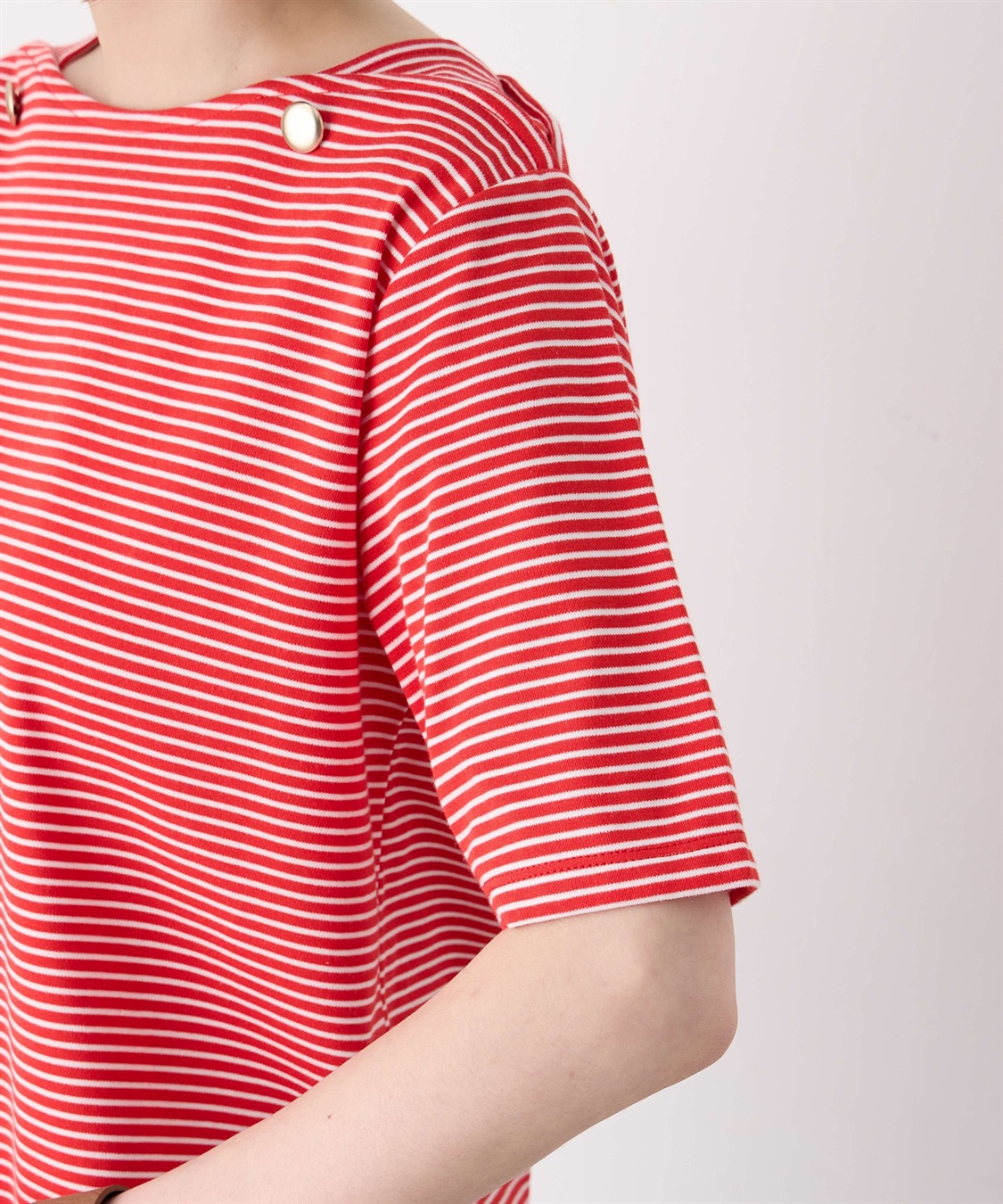 Petit Honfleur 【冷感】ボタンボーダープルオーバー_sub_16