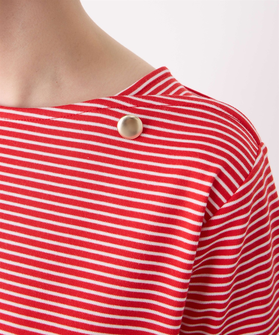 Petit Honfleur 【冷感】ボタンボーダープルオーバー_sub_18