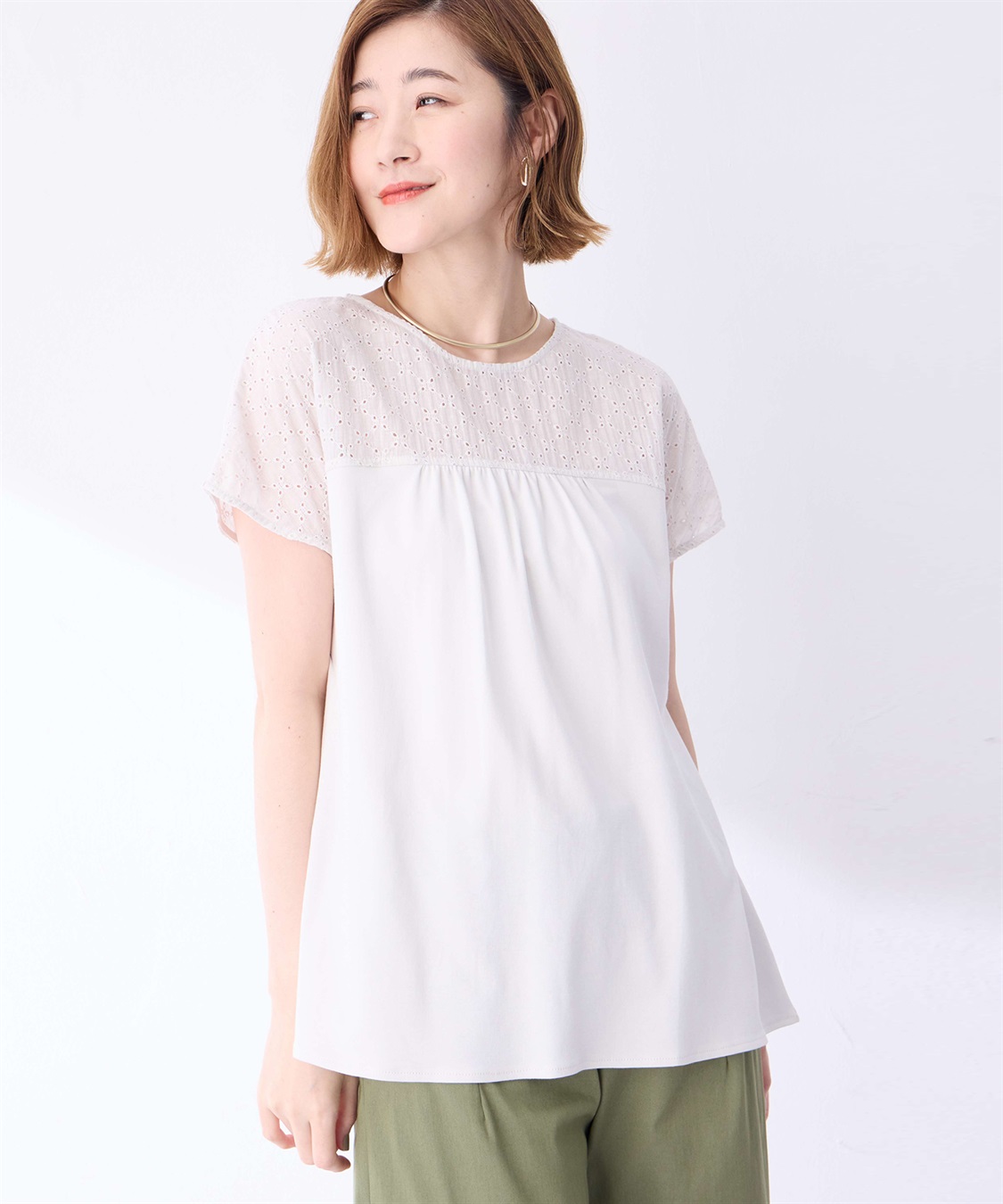 Petit Honfleur レースドッキングプルオーバー_sub_1