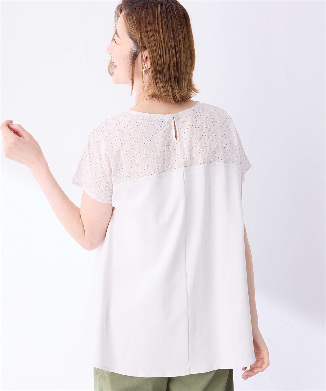 Petit Honfleur レースドッキングプルオーバー_sub_4