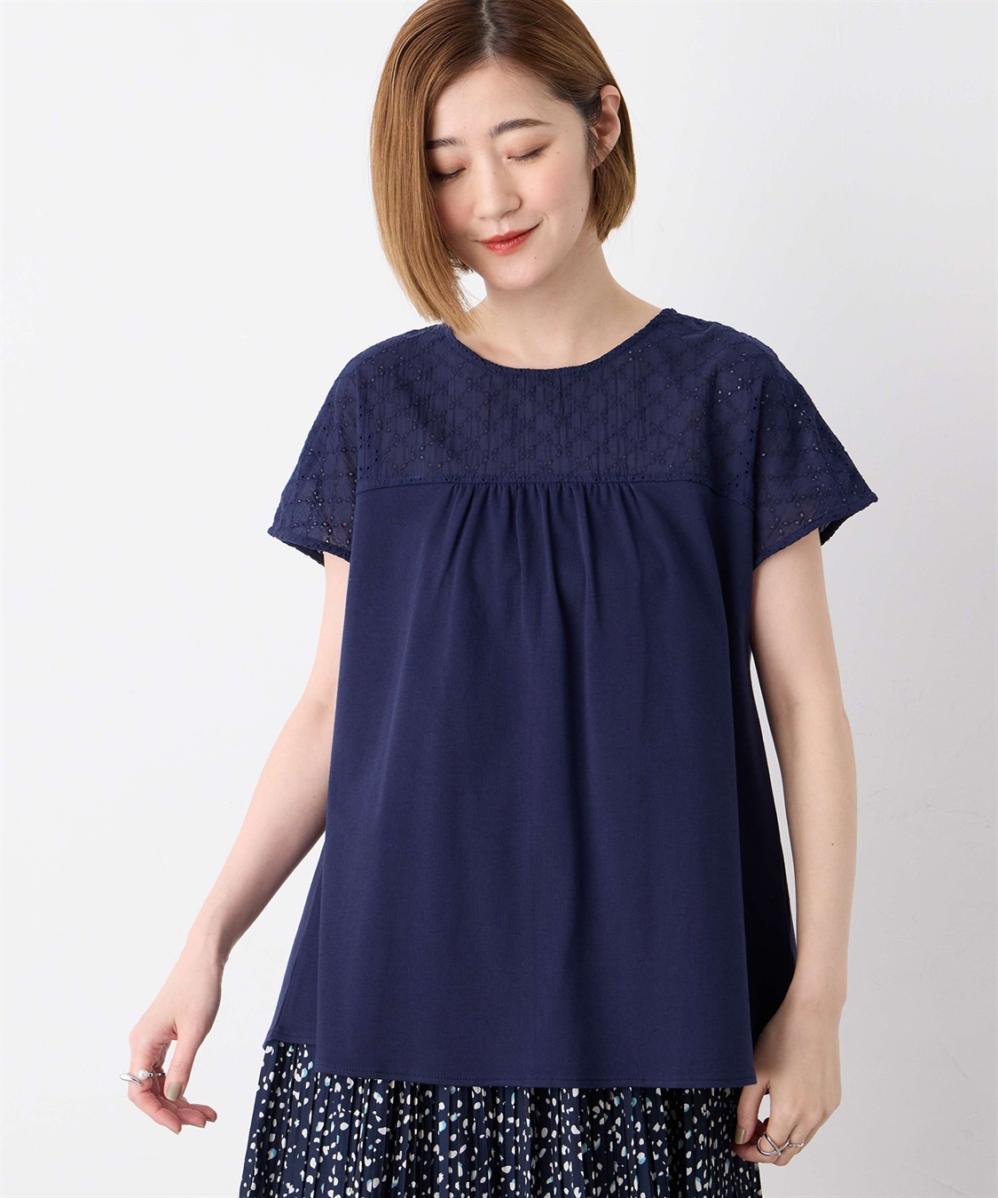 Petit Honfleur レースドッキングプルオーバー_sub_8