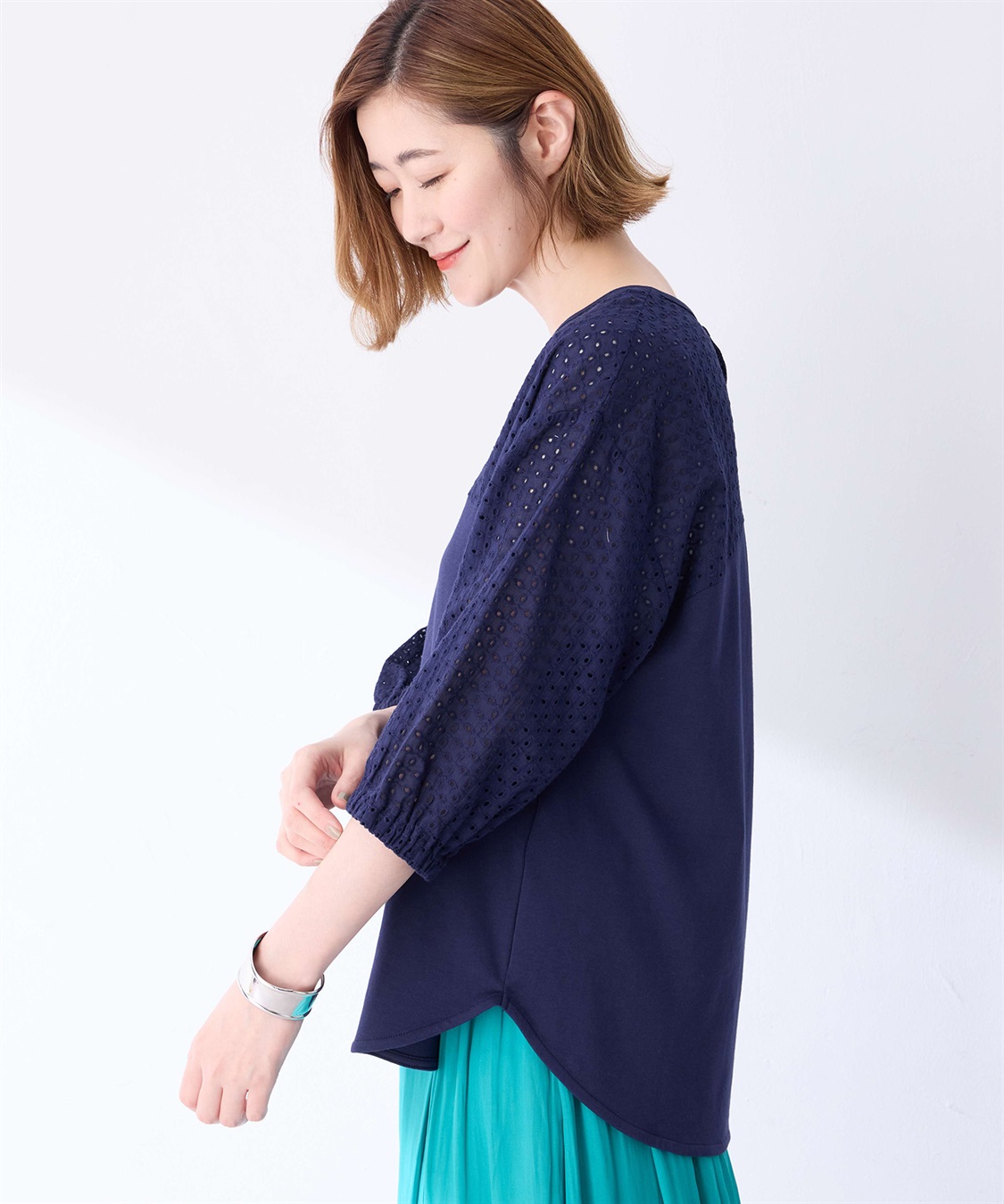 Petit Honfleur ヨークレースプルオーバー_sub_2