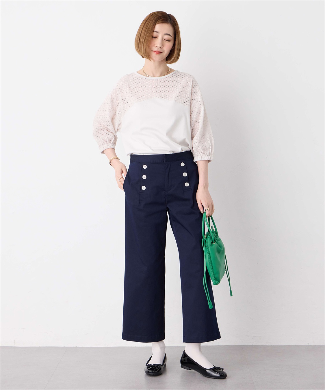 Petit Honfleur ヨークレースプルオーバー_sub_10