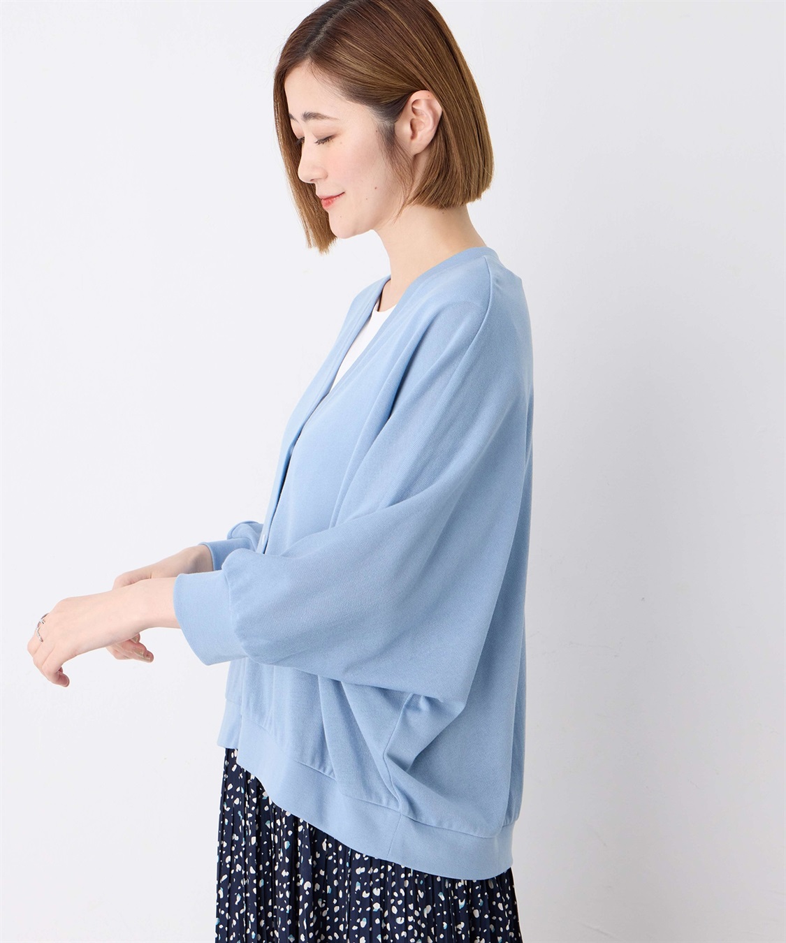 Petit Honfleur ドルマンカーディガン_sub_2