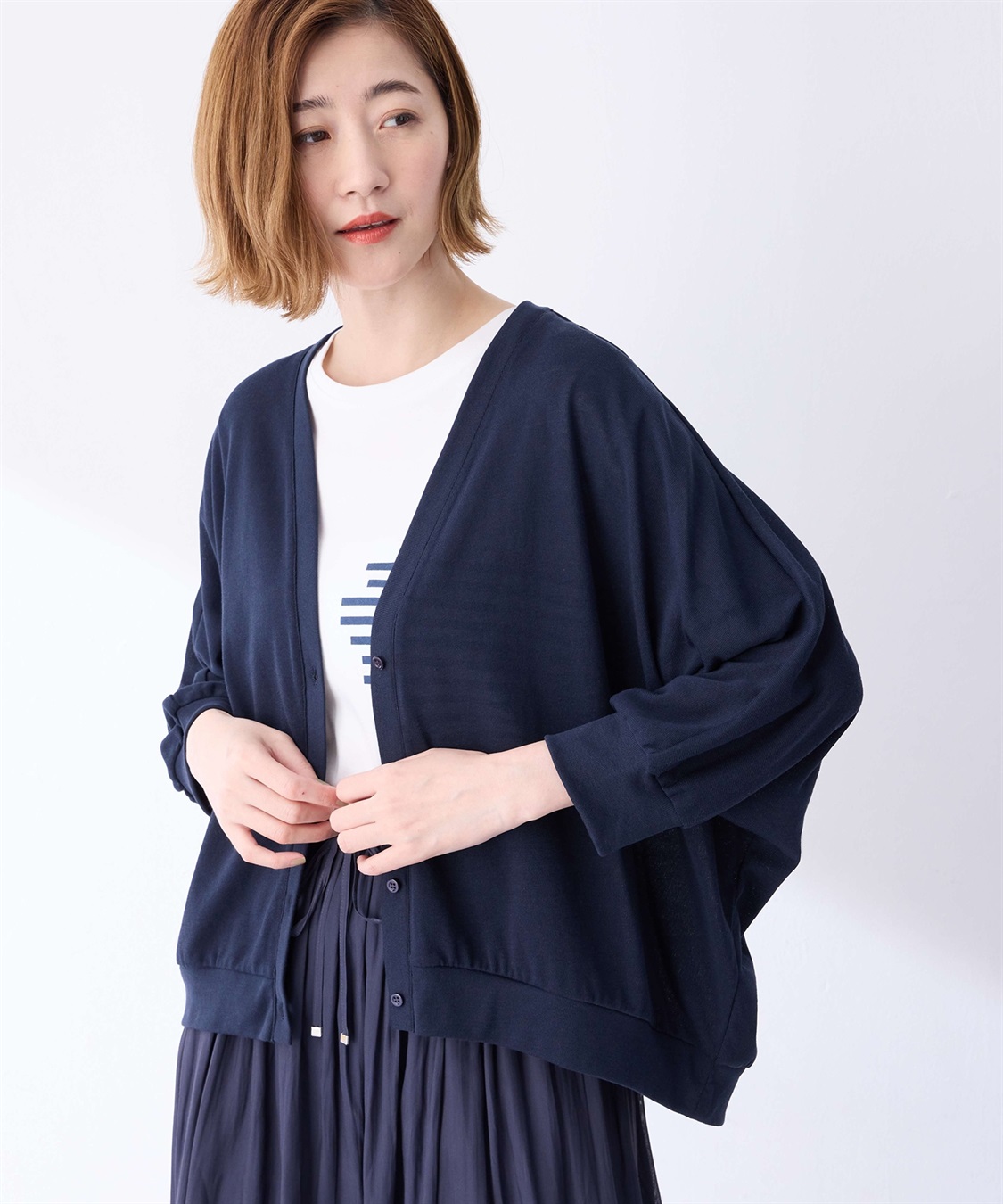 Petit Honfleur ドルマンカーディガン_sub_4