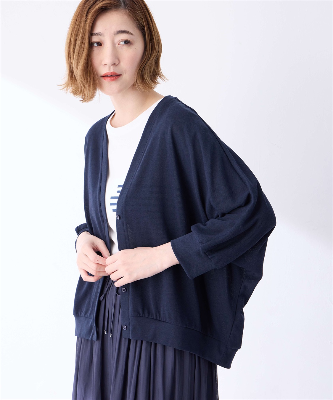 Petit Honfleur ドルマンカーディガン_sub_5