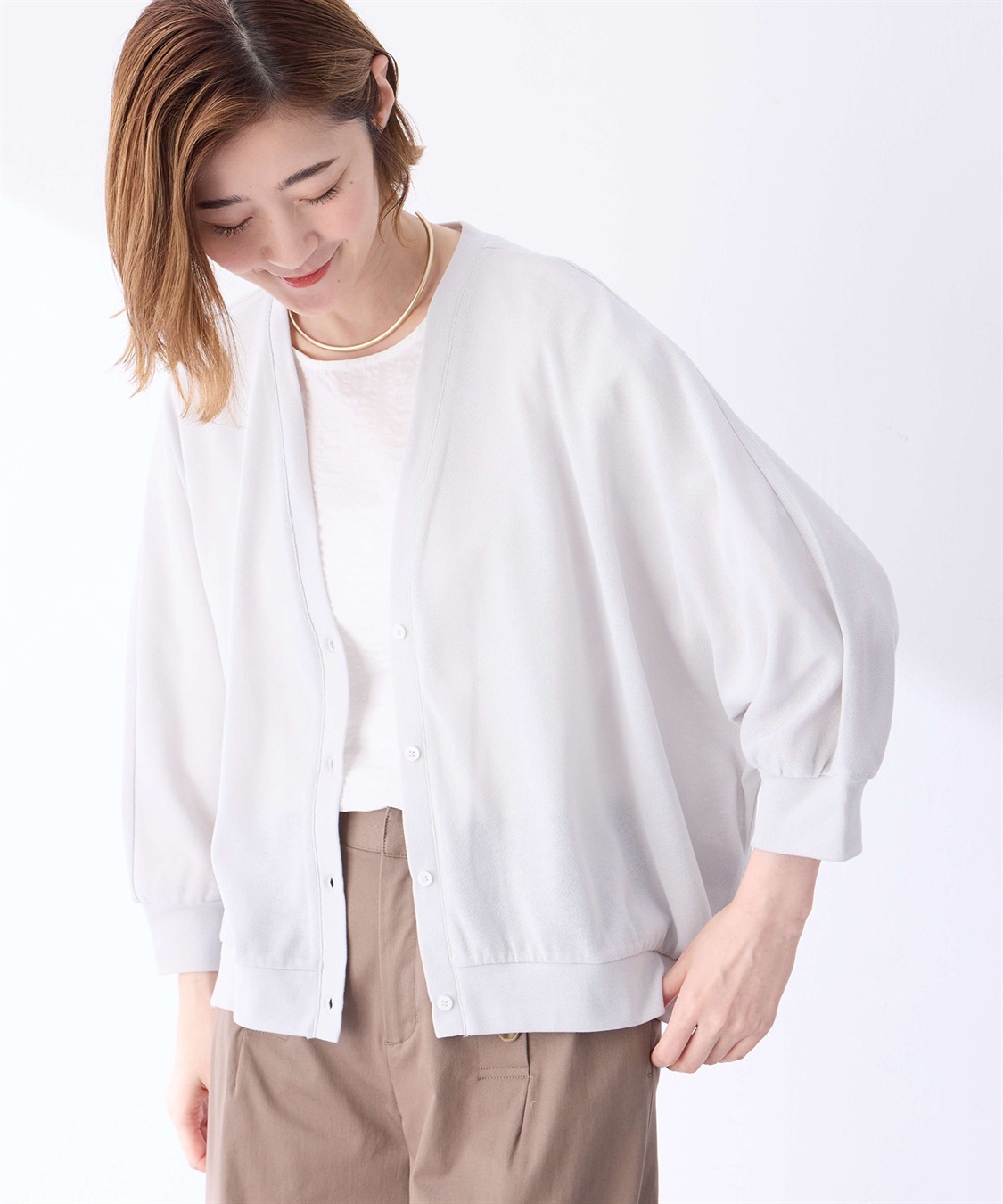 Petit Honfleur ドルマンカーディガン_sub_7