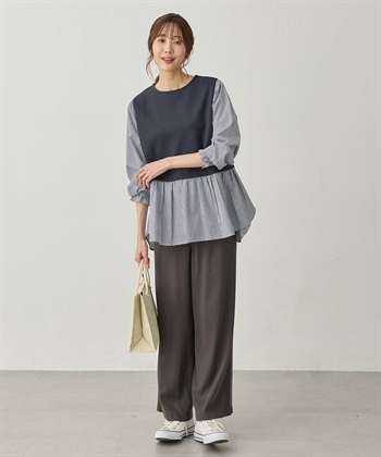 Petit Honfleur 異素材切替プルオーバー_subthumb_9