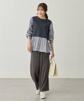 Petit Honfleur 異素材切替プルオーバー_subthumb_10