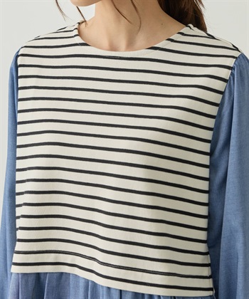 Petit Honfleur 異素材切替プルオーバー_subthumb_15