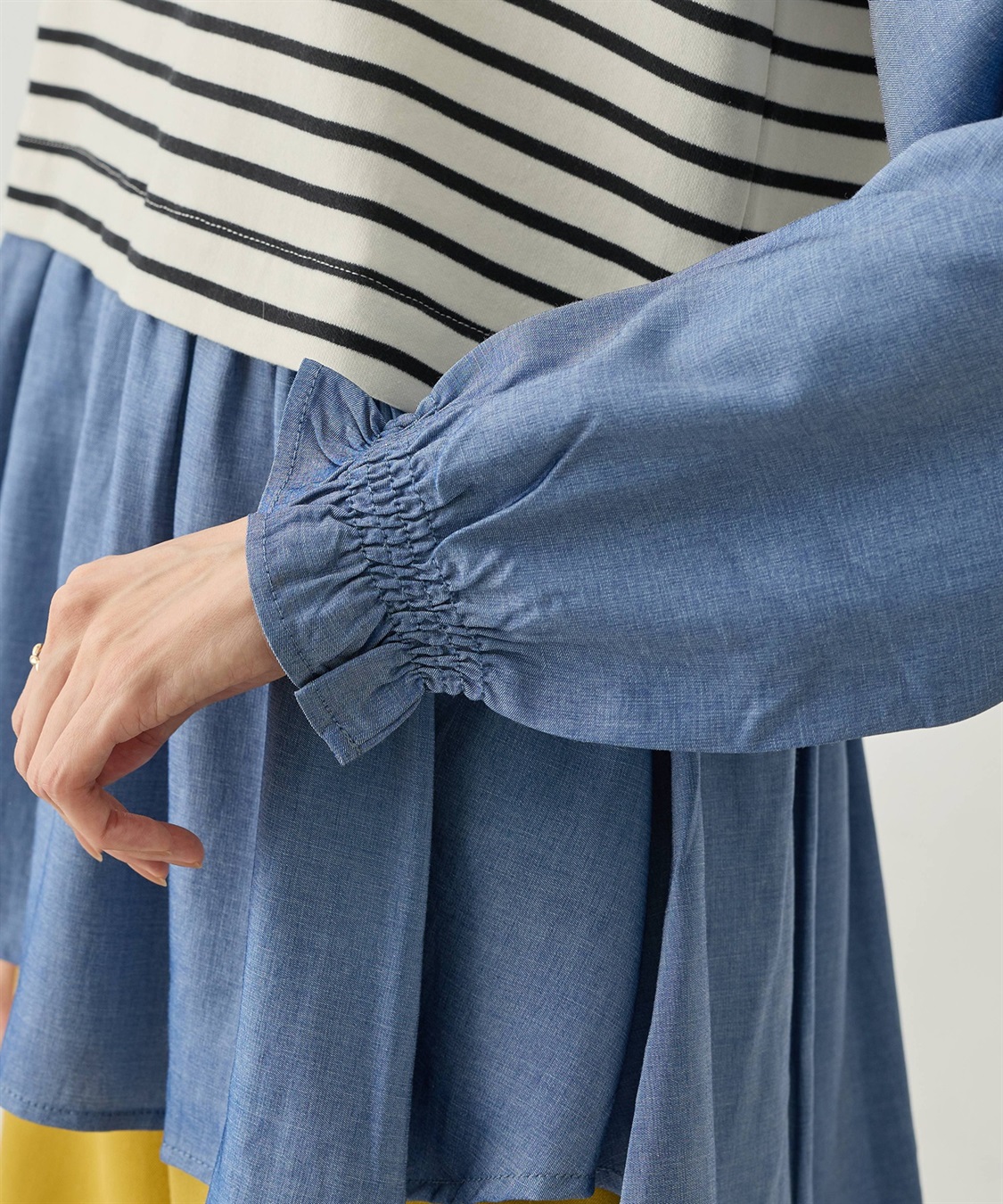 Petit Honfleur 異素材切替プルオーバー_sub_16