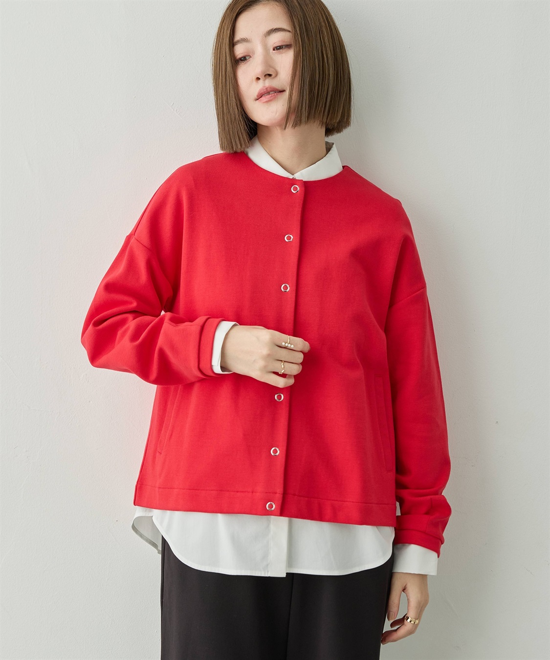 Petit Honfleur リングドットカーディガン_sub_1