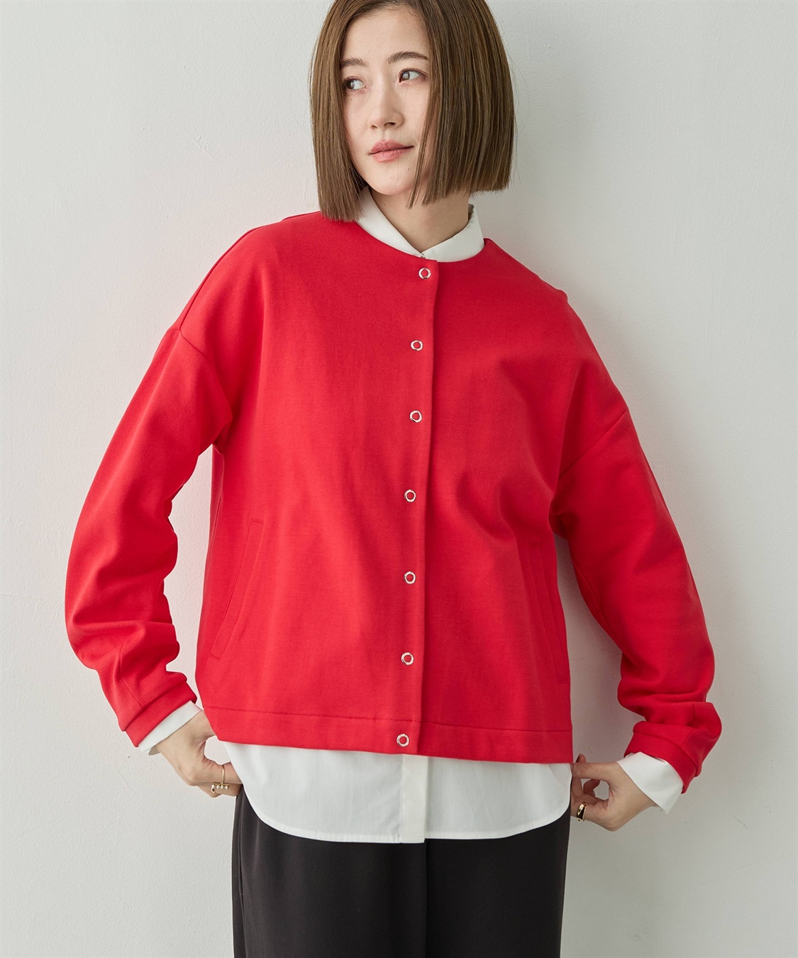 Petit Honfleur リングドットカーディガン_sub_2